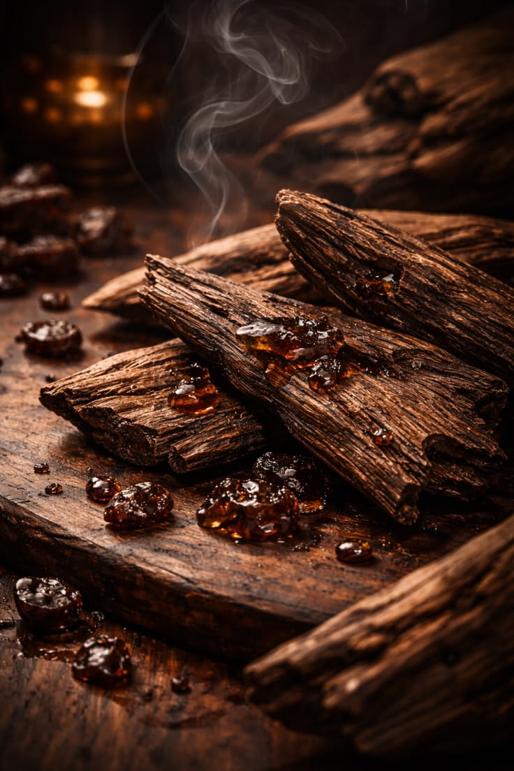 Premium oud wood and natural fragrance ingredients